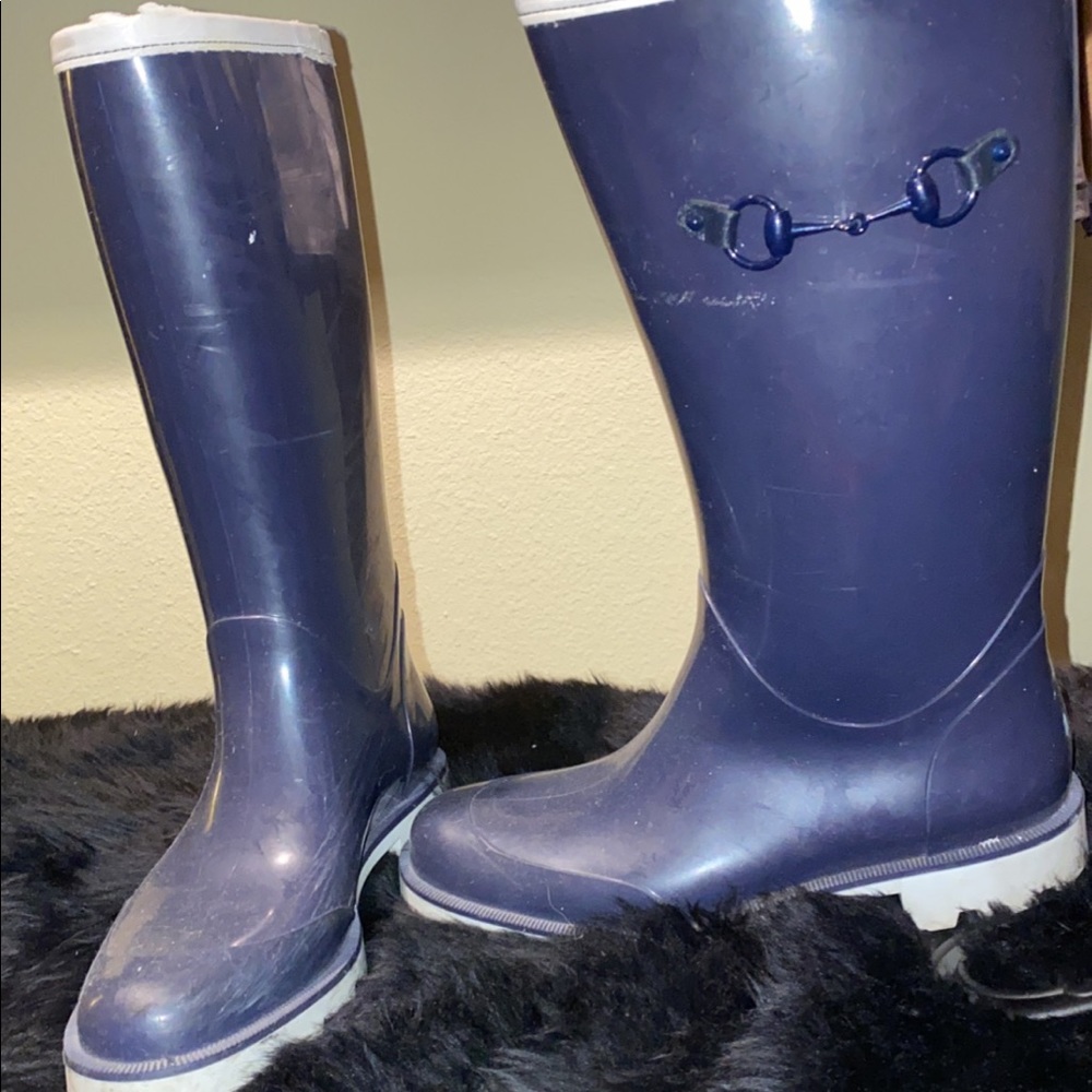 Authentic gucci rain boots